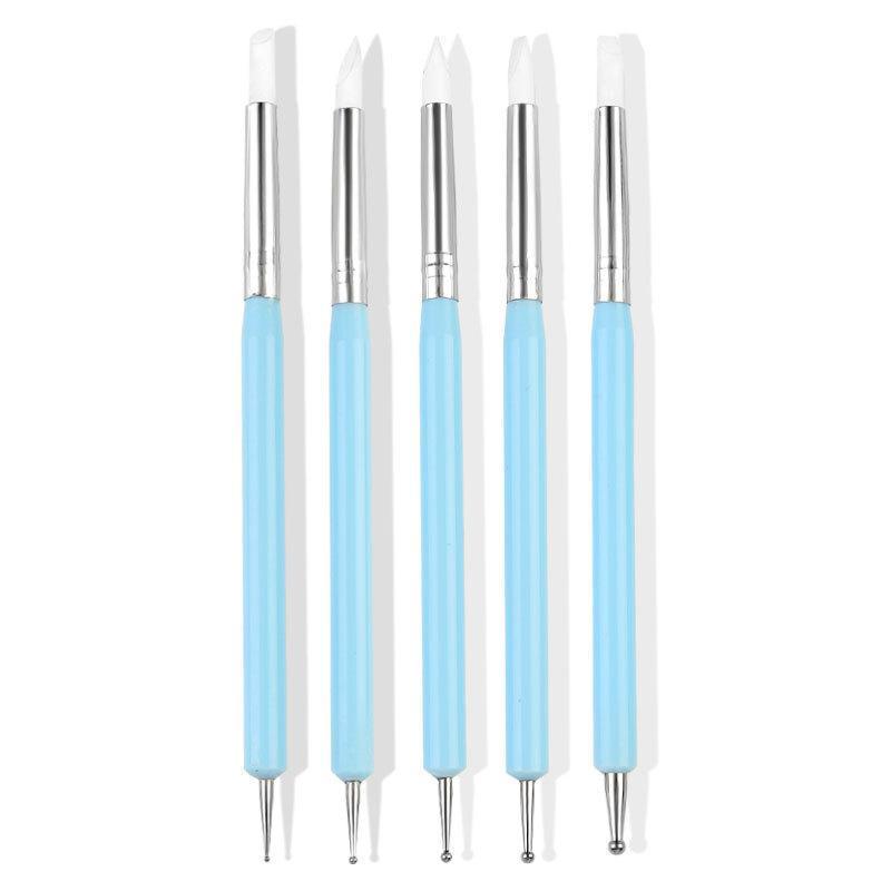 Pocket Knife Ceramic - New 5Pcs Double Head Silicone Carving