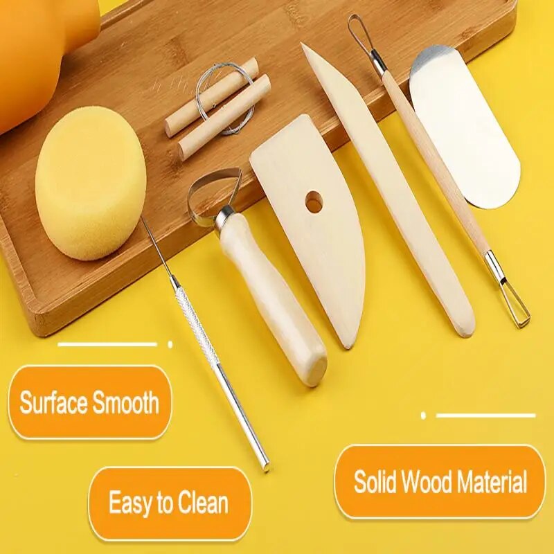 8Pcs/Set Clay Tools DIY Cerami - Pocket Knife Ceramic ulasan dan harga