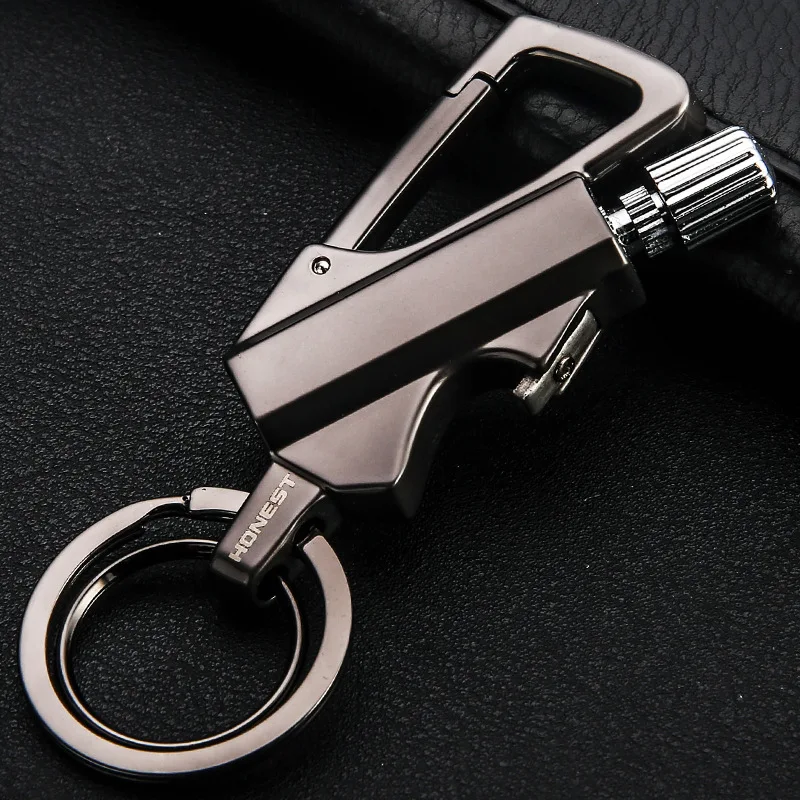HOT keychain Outdoor Metal Por - Ferro Rod Striker ulasan dan harga