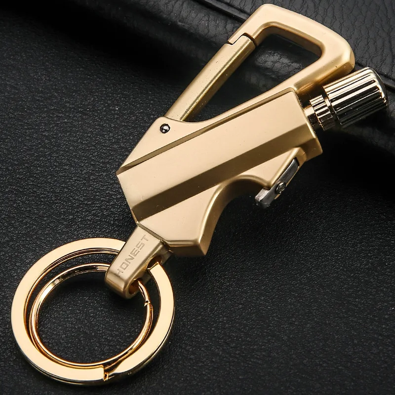 HOT keychain Outdoor Metal Por - Ferro Rod Striker ulasan dan harga
