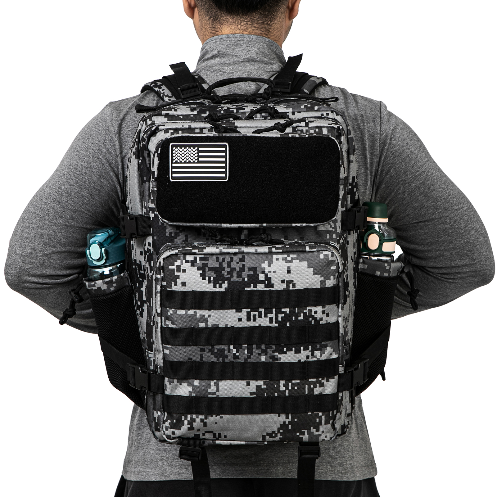45L Tactical Backpack survival - Edc Carry Pack ulasan dan harga