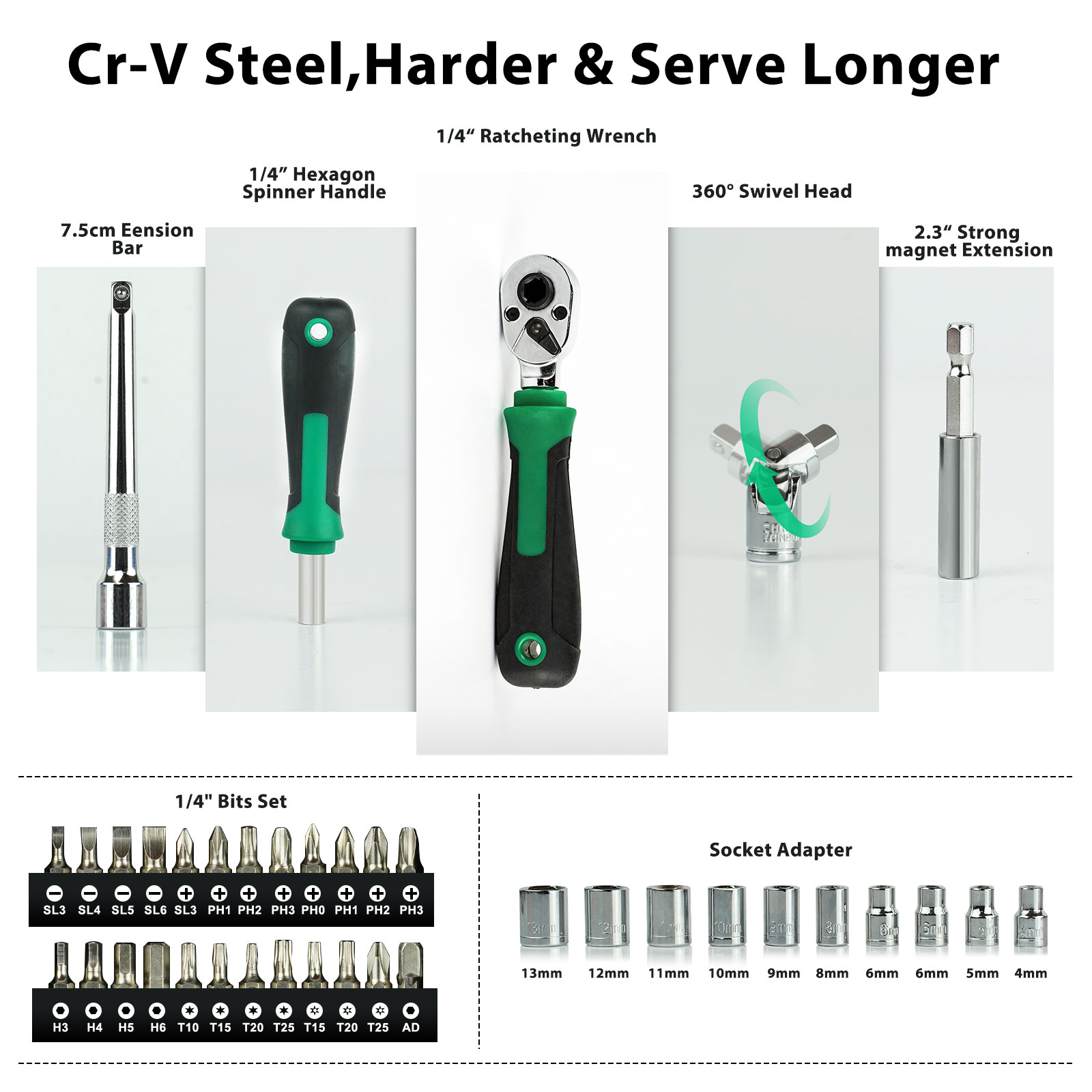 39PCS Ratcheting Wrench Set, M - Micro Screwdriver Kit ulasan dan harga