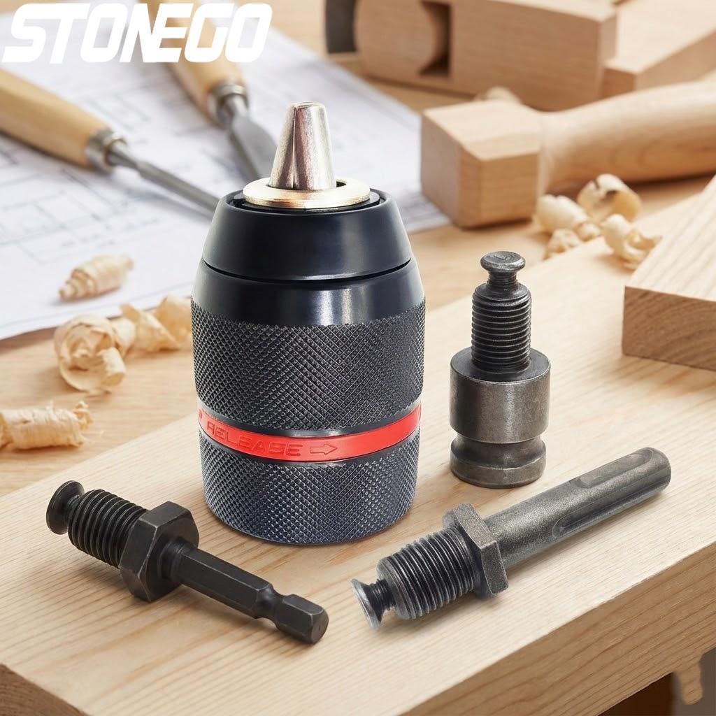 4Pcs 2-13mm Keyless Metal Dril - Micro Screwdriver Kit ulasan dan harga