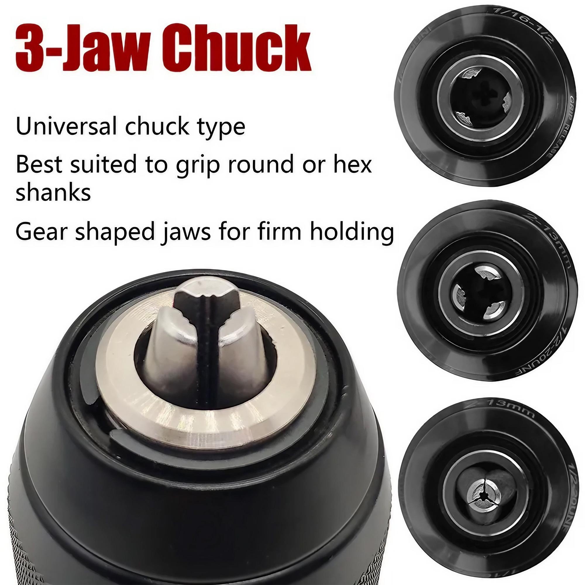 4Pcs 2-13mm Keyless Metal Dril - Micro Screwdriver Kit ulasan dan harga