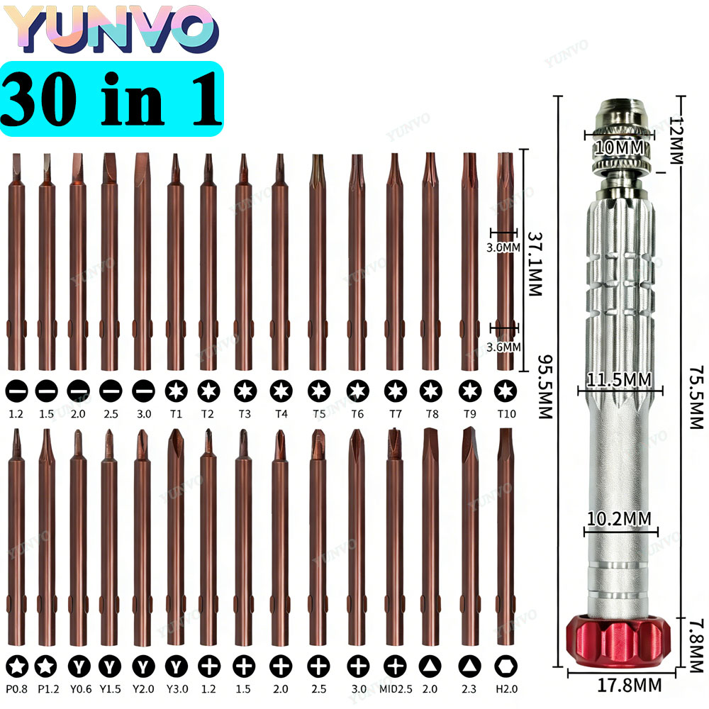 30 in 1 Magnetic Precision Scr - Micro Screwdriver Kit ulasan dan harga