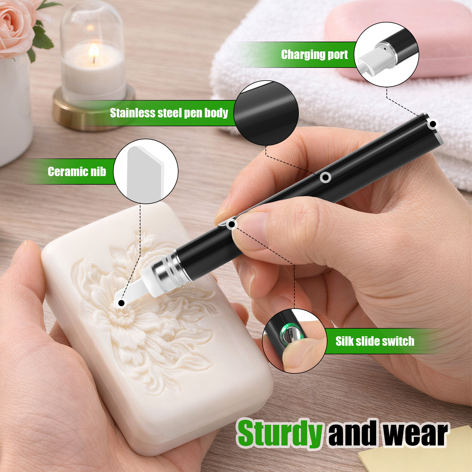 Electric Hot Knife Multifuncti - Pocket Knife Ceramic ulasan dan harga
