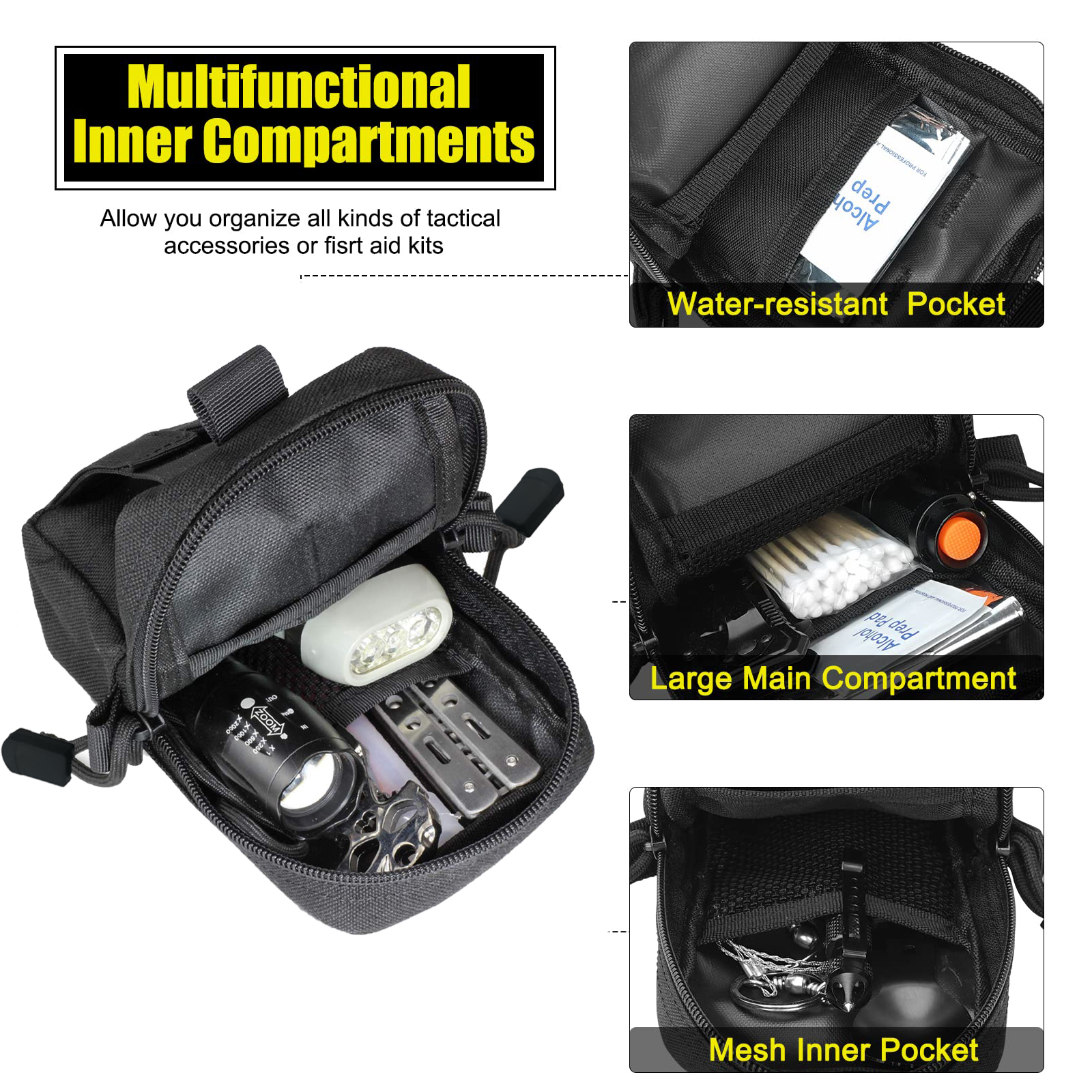 Tactical Molle Pouch Waist Bag - Edc Carry Items ulasan dan harga