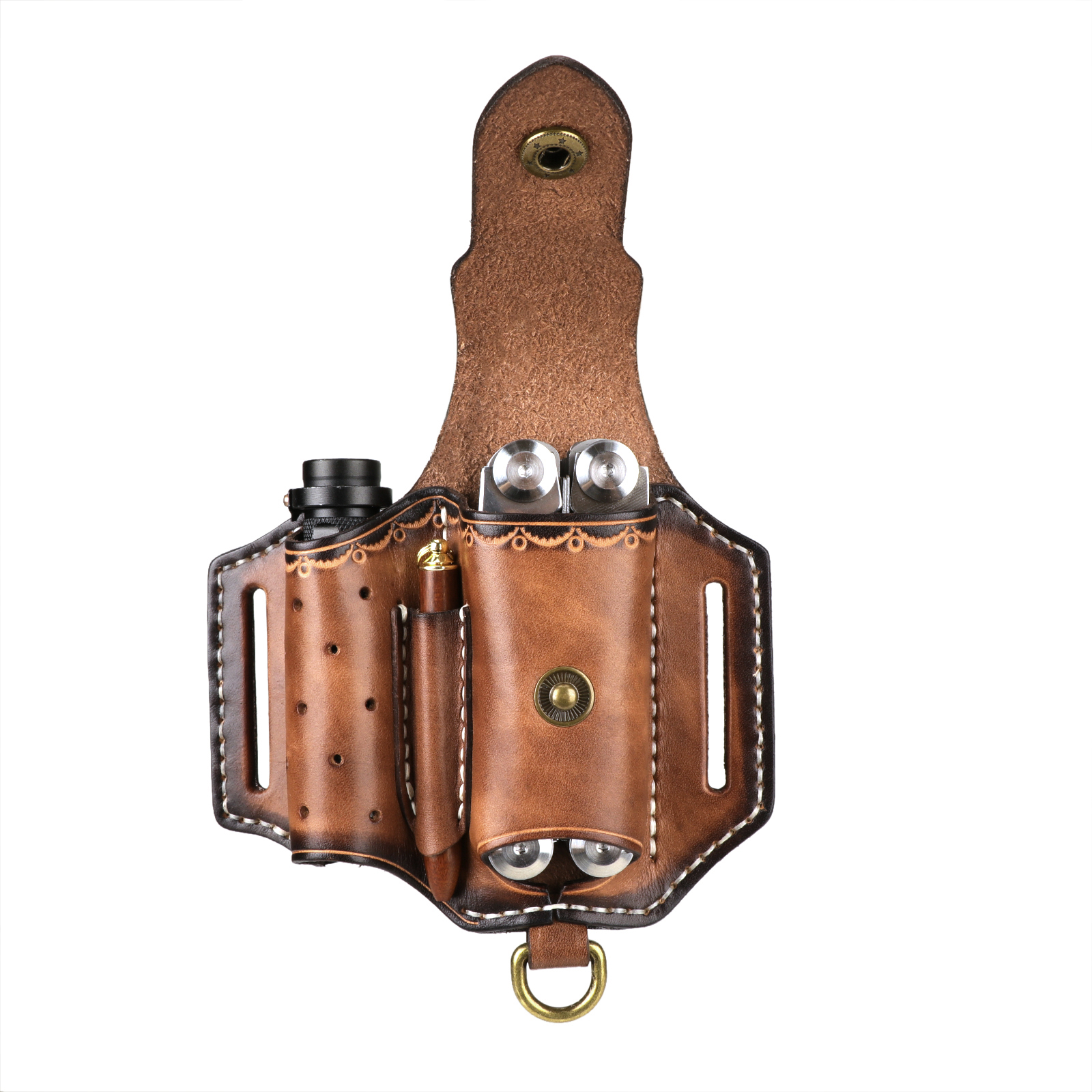 Tourbon Multifunction Leather  - Edc Deep Carry ulasan dan harga