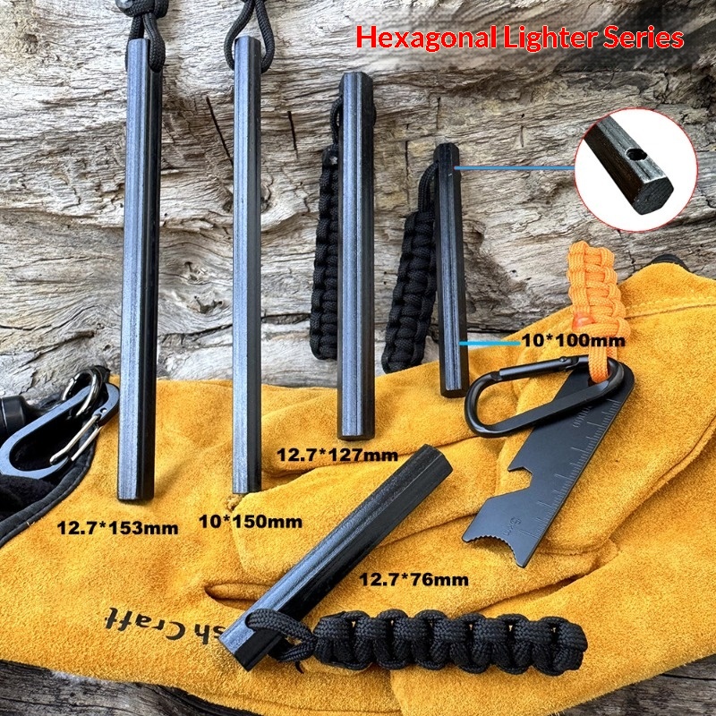 New Windproof Fire Starter, Po - Ferro Rod Striker ulasan dan harga