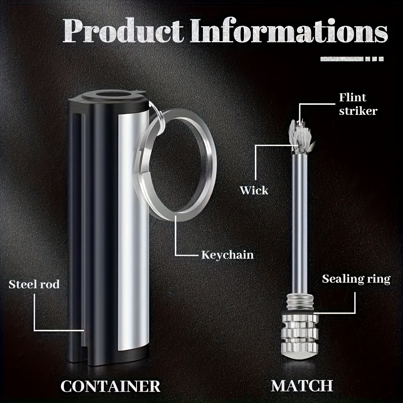1-5 pack match lighter, flint  - Ferro Rod Striker ulasan dan harga