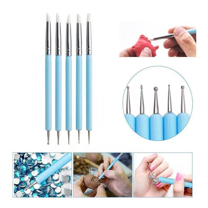 New 5Pcs Double Head Silicone  - Pocket Knife Ceramic ulasan dan harga