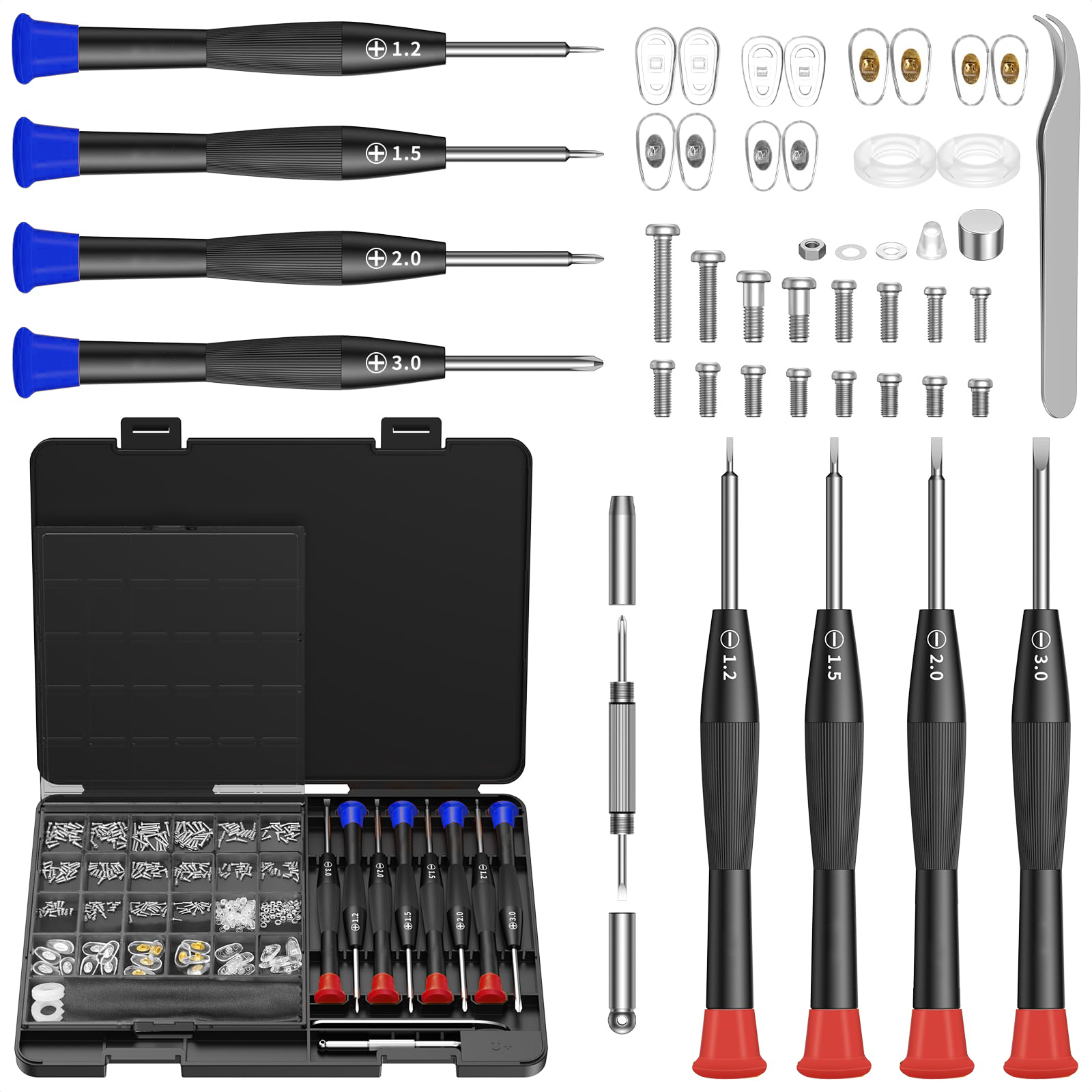 Eyeglass Repair Tool Kit with  - Micro Screwdriver Kit ulasan dan harga