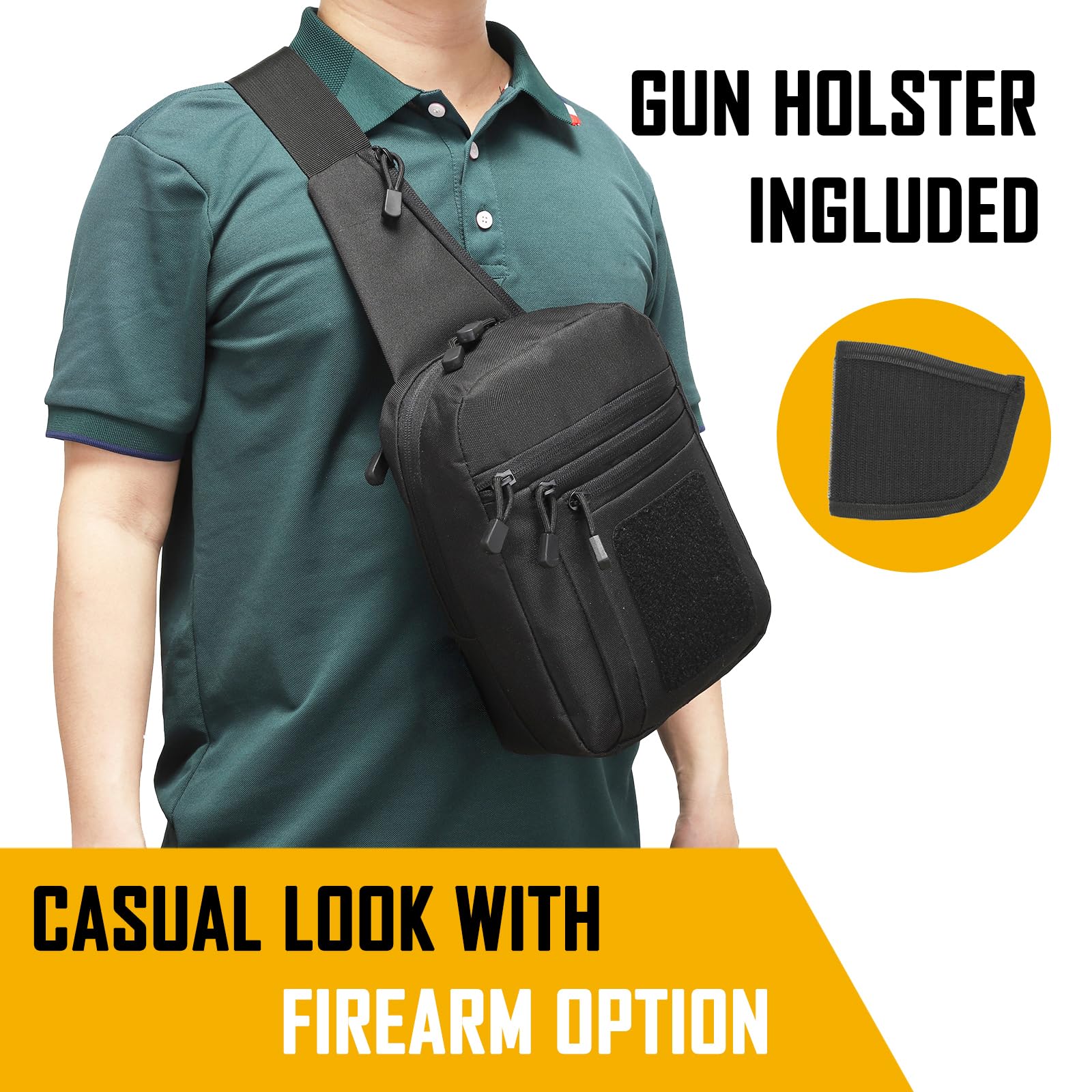 Concealed Carry Crossbody Bag  - Edc Carry Items ulasan dan harga