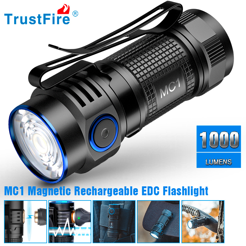 Trustfire MC1 Usb Rechargeable - Edc Every Day Carry おもちゃ ulasan dan harga