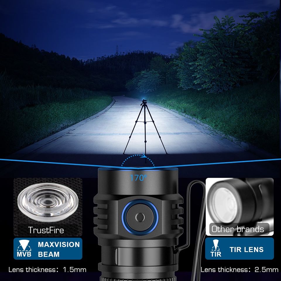 Trustfire MC1 Usb Rechargeable - Edc Every Day Carry おもちゃ ulasan dan harga